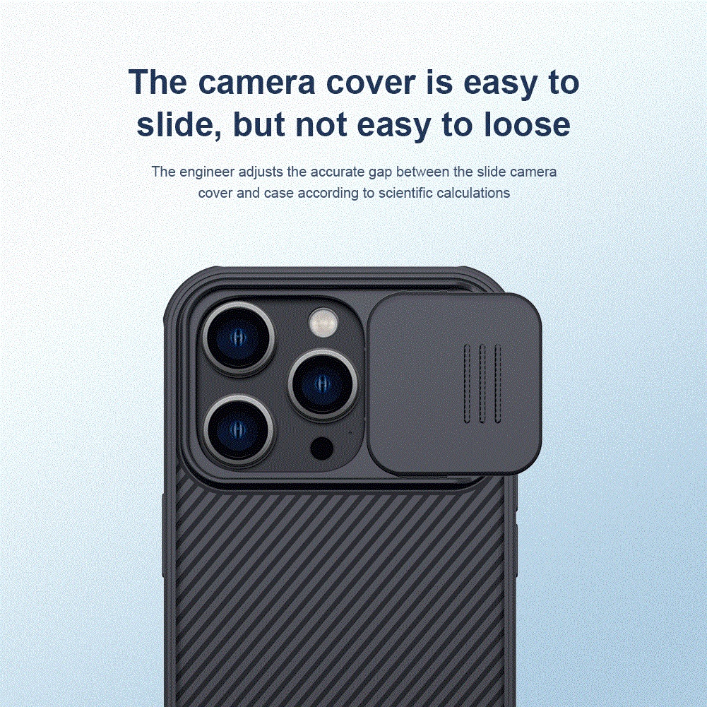 Ốp lưng bảo vệ Camera dành cho iPhone 14 Pro / iPhone 14 Pro Max chính hãng NILLKIN CamShield - hàng nhập khẩu