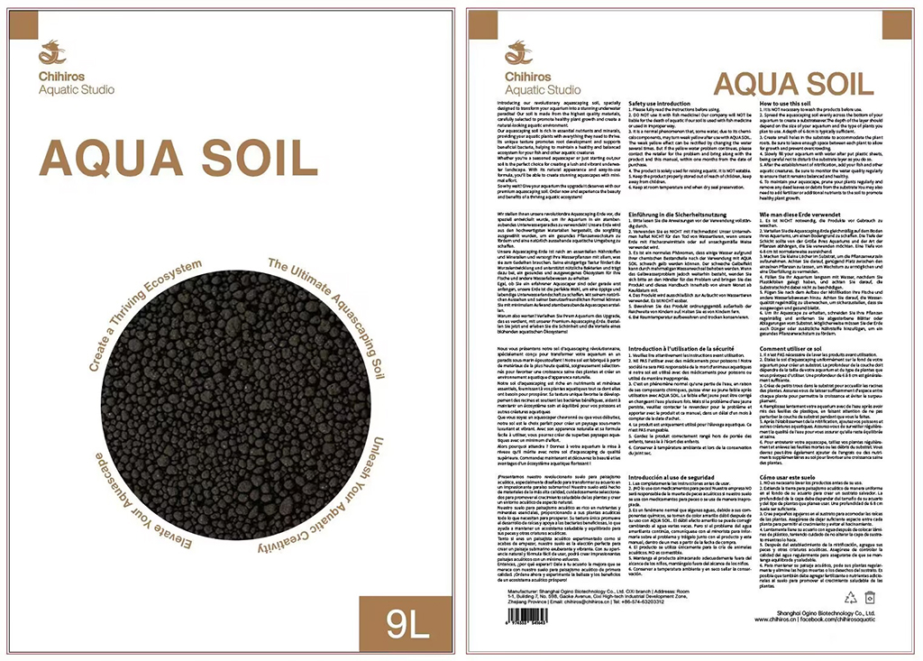 CHIHIROS - Aqua Soil | Phân nền trồng cây thủy sinh, nuôi tôm tép cảnh trong hồ cá kiểng, hồ bán cạn