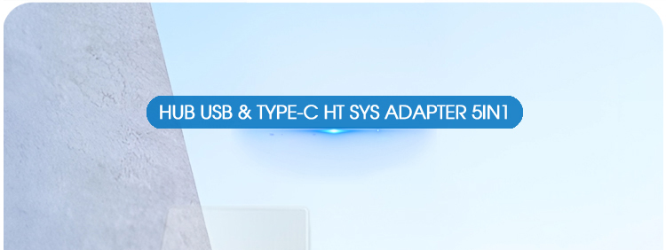 usb, hub type c ht sys 5in1