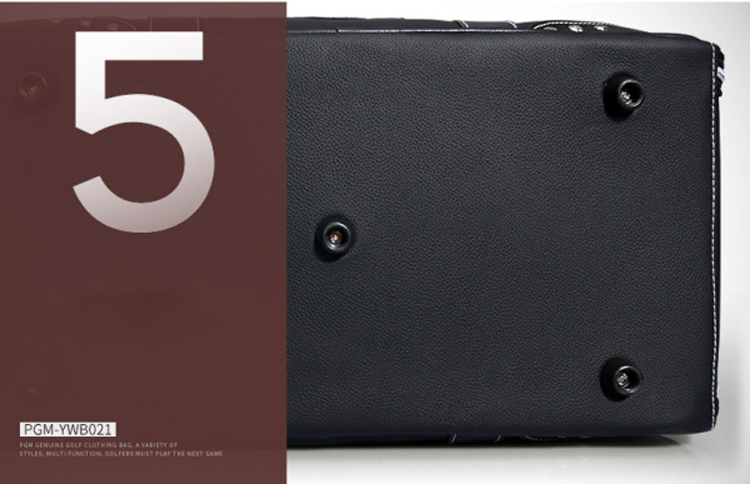 Túi Goft xách tay đựng quần áo da cao cấp PGM YWB021 - Màu đen