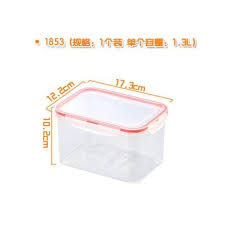 Hộp nhựa đựng thực phẩm chữ nhật 1,3L - Hàng nội địa Nhật Bản