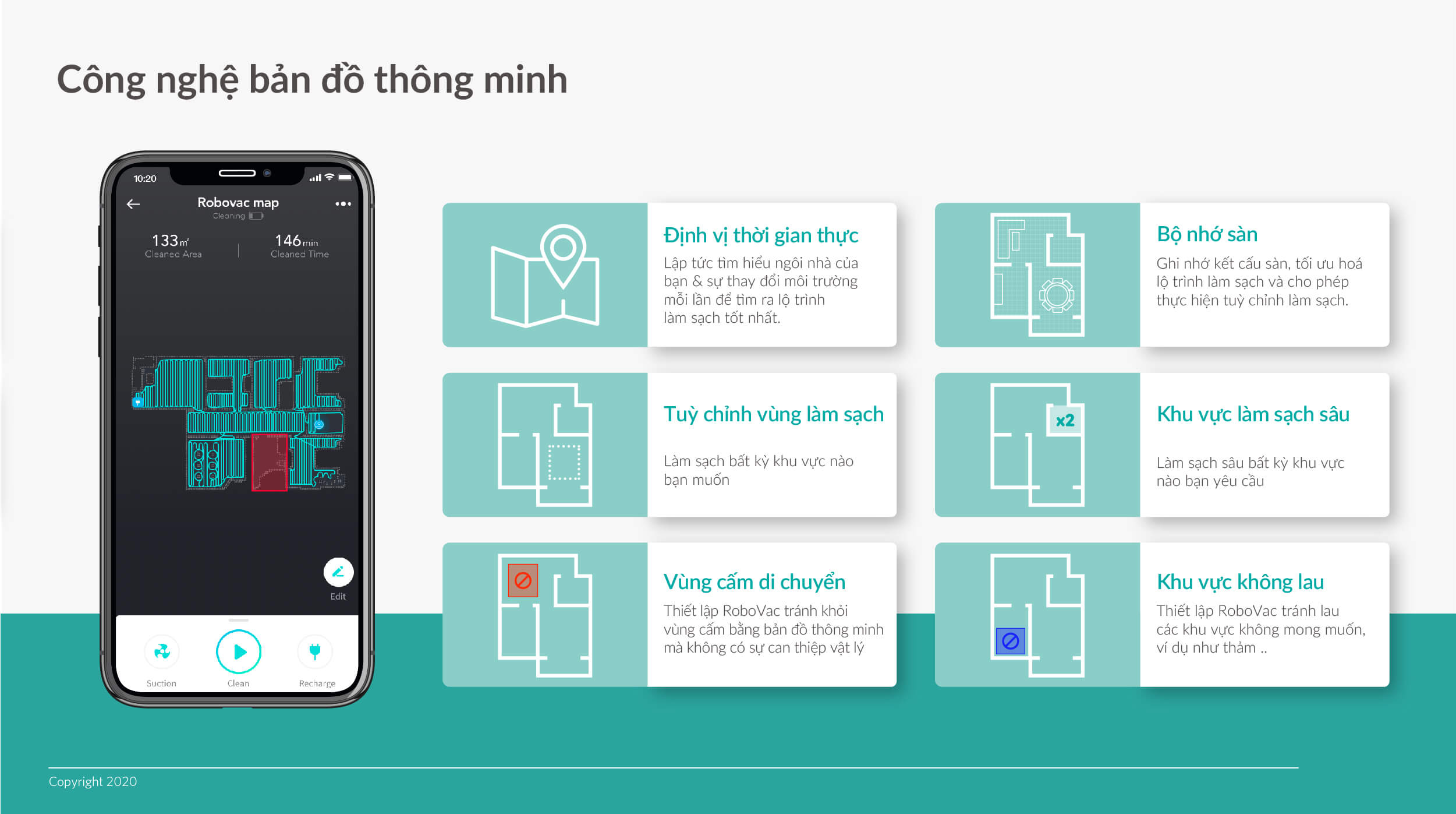Robot Hút Bụi lau nhà thông minh Eufy RoboVac L70 Hydrid - T2190 - Hàng Chính Hãng