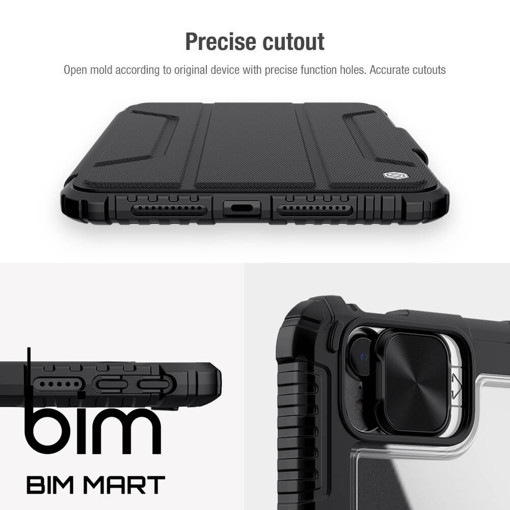 Bao da dành cho iPad Mini 6 - 8.3 inch 2021 có nắp bảo vệ camera Nillkin Bumper Leather - Hàng chính hãng