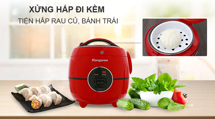 Nồi Cơm Điện Kangaroo KG822 (1.2L) - Hàng chính hãng