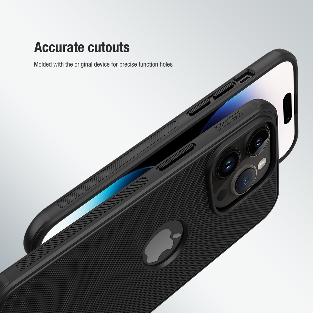 Ốp Lưng cho iPhone 14 / 14 Plus / 14 Pro / 14 Pro Max Nillkin Super Frosted Shield Pro Case (Có phần cắt LOGO) - Hàng Chính Hãng