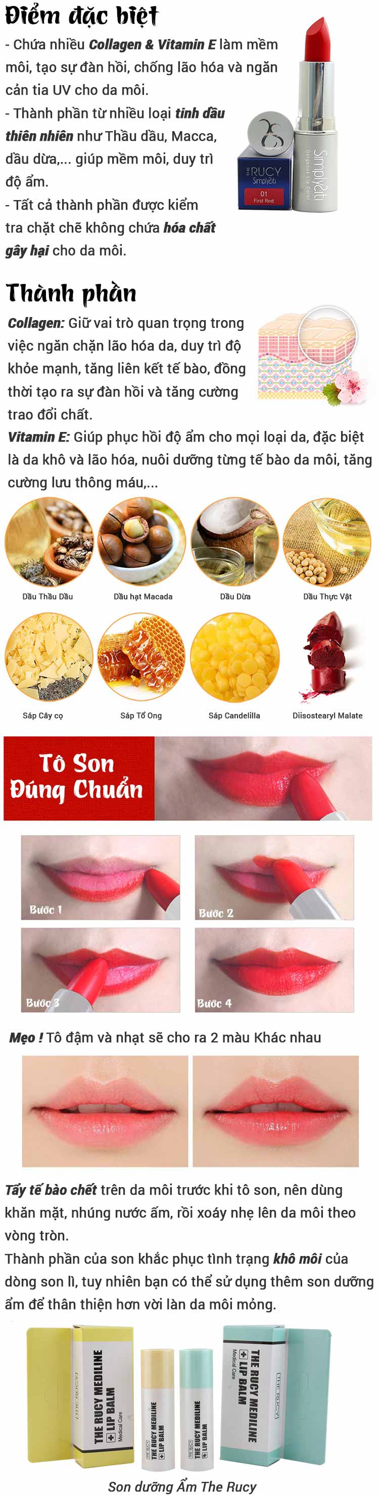 Bộ Trang Điểm The Rucy Love My Skin 06