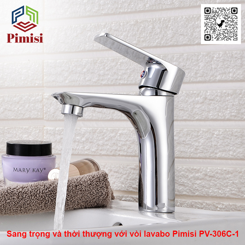 Sang trọng và thời thượng hơn với vòi lavabo Pimisi PV-306C-1