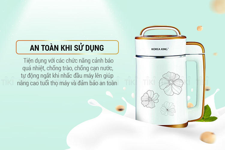 Máy Làm Sữa Đậu Nành Korea King KSM-1302GS (1.3L)