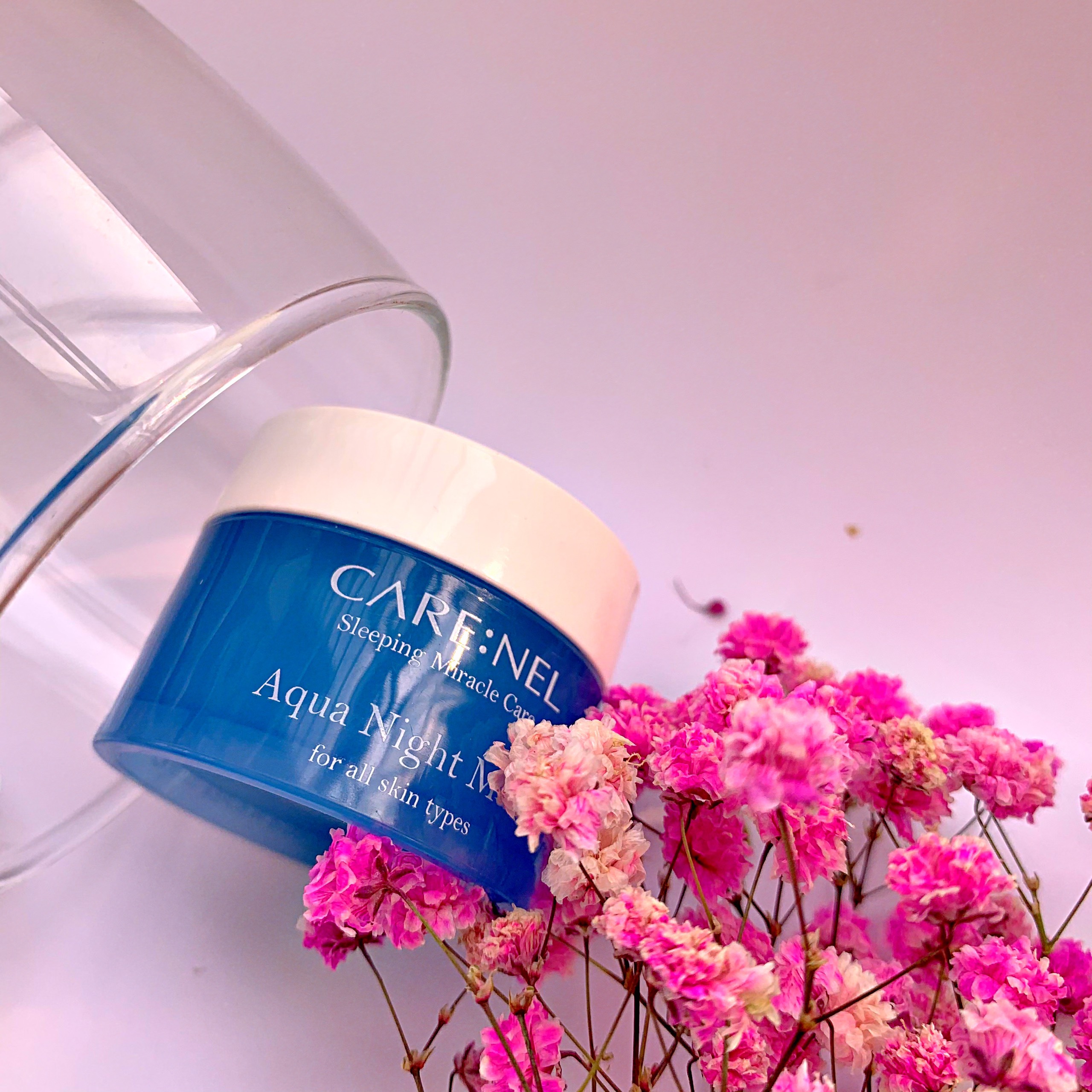 combo chống nắng vật lý carenel no sebum perfect uv shield spf50+ pa++++ và ủ mặt carenel aqua night mask 4