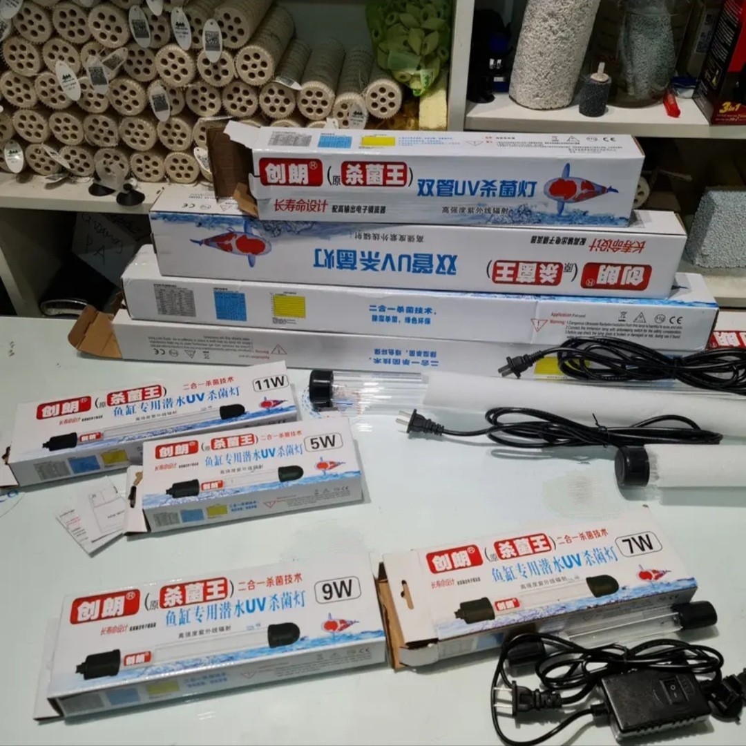 Đèn UV hồ cá diệt khuẩn, diệt tảo, rêu trong 7 ngày công suất 20W, 30W, 40W, 60W cao cấp cho hồ cá lớn, bể cá ngoài trời