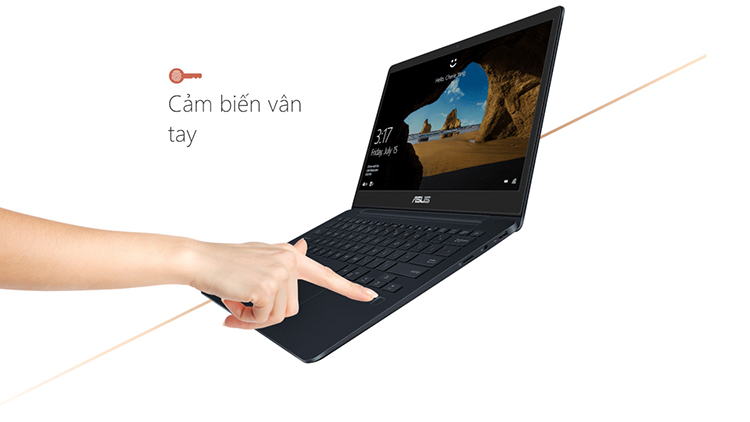 Laptop Asus Zenbook UX331UAL-EG044TS Core i7-8550U/ Win10 (13.3 inch FHD) - Hàng Chính Hãng