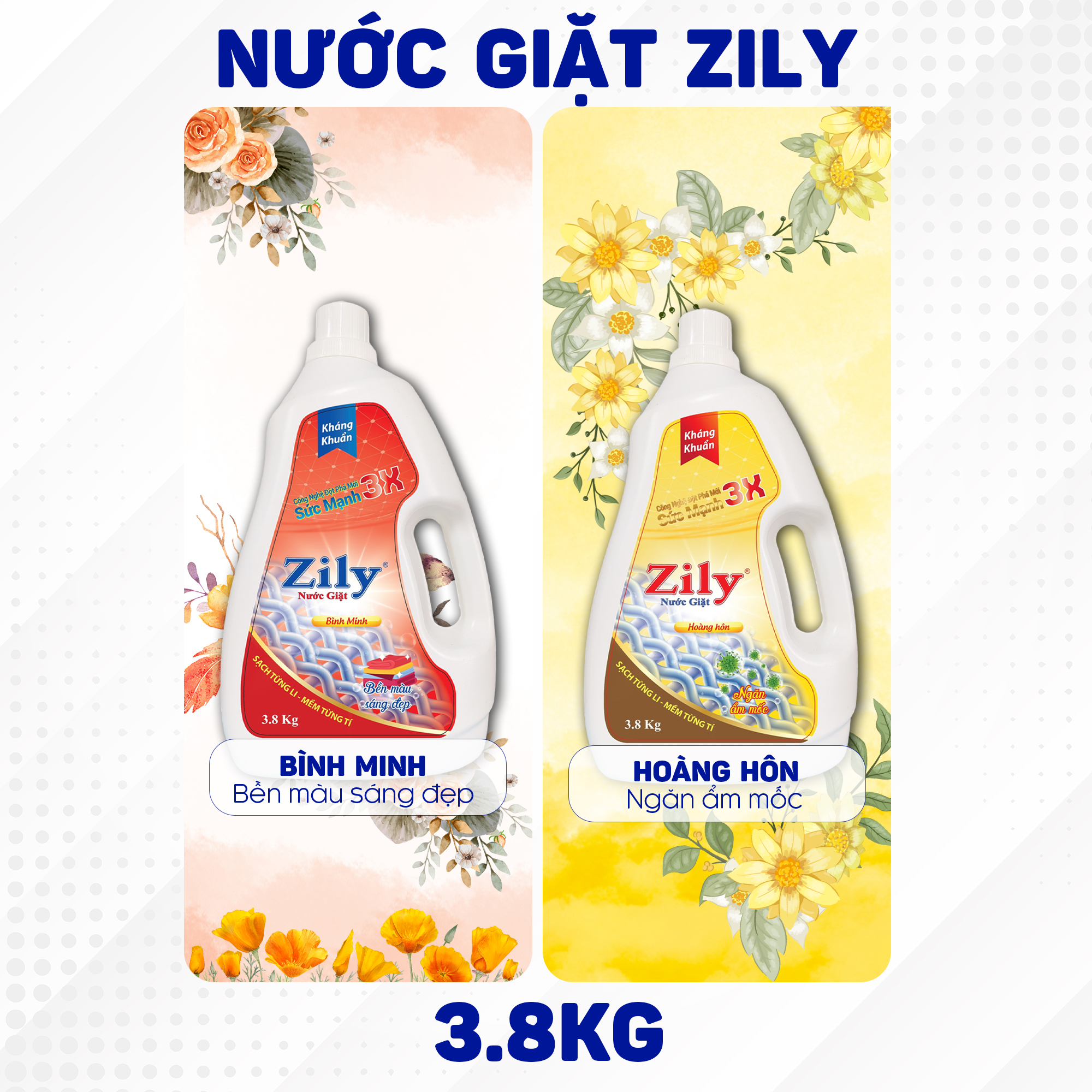 Nước Giặt Zily 3.8 Kg 