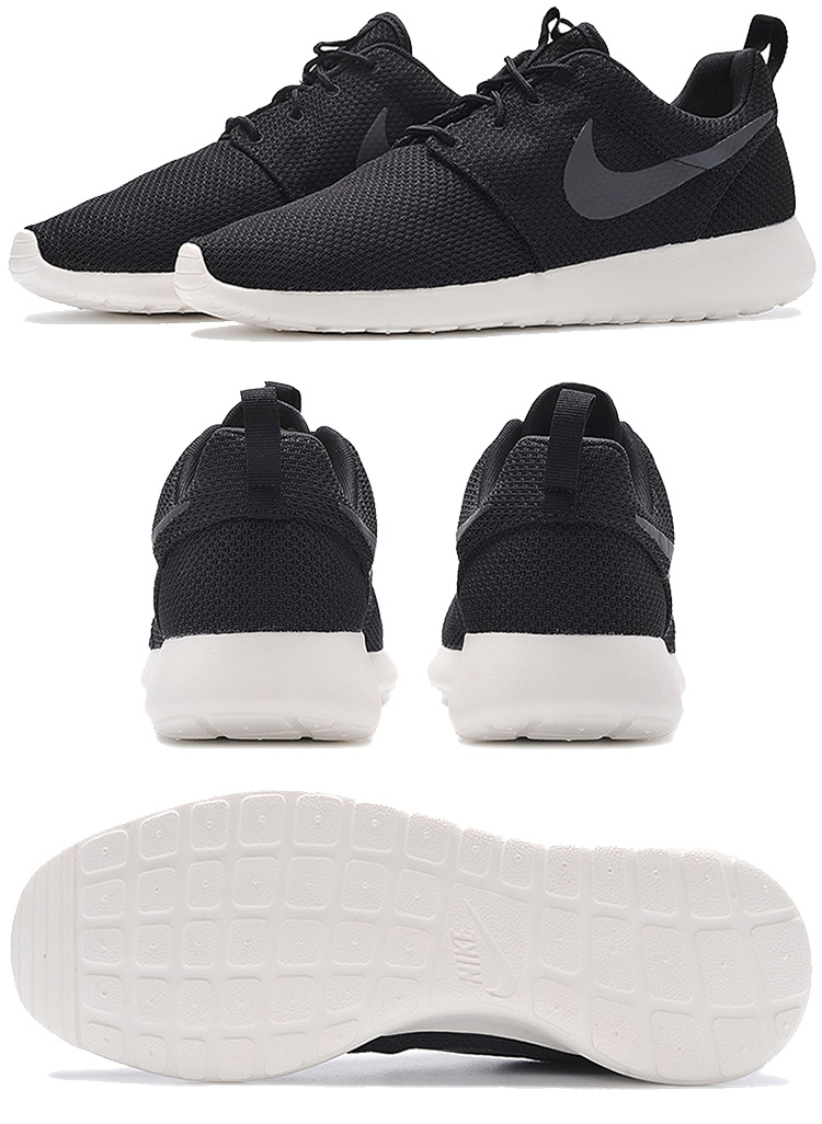 Nike NIKE men's casual shoes ROSHE RUN sports shoes 511881-010 black 44 yards