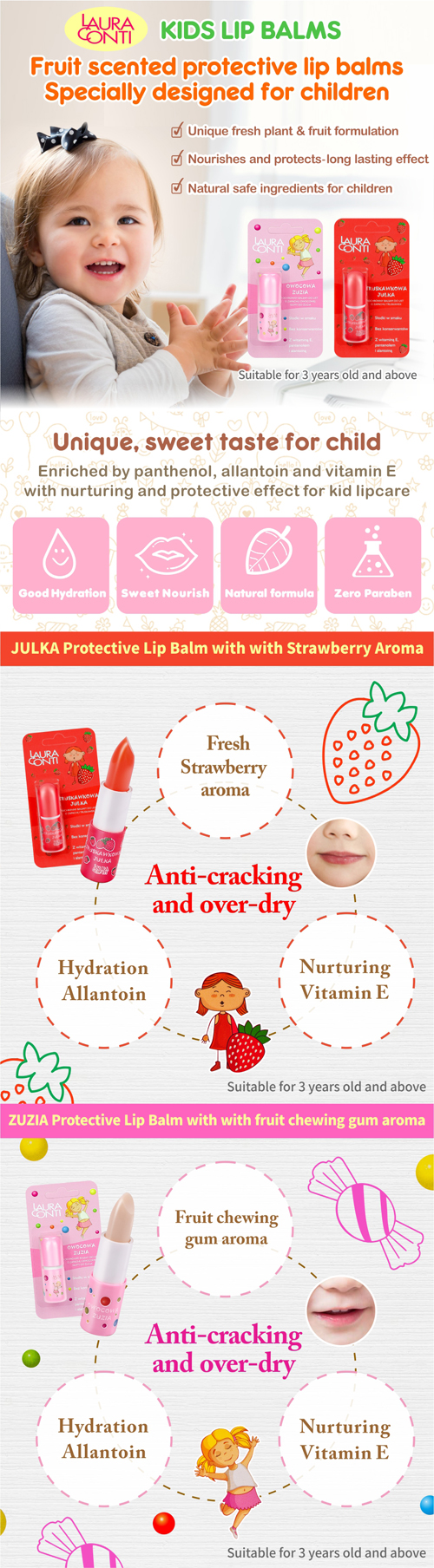 Zuzia protective lip balm