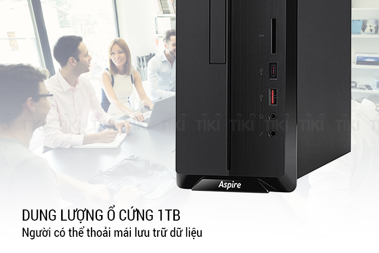 PC Acer AS XC-885 DT.BAQSV.001 Core i3-8100/4GB/1TB HDD/Dos - Hàng Chính Hãng