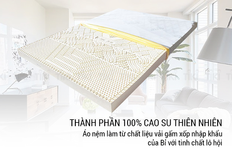 Nệm Cao Su Kim Cương 5 Zone Aloe