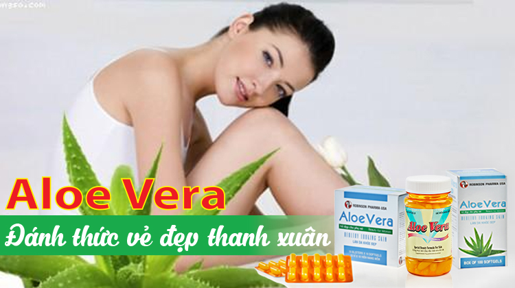 Thực phẩm bảo vệ sức khỏe ALOE VERA sữa ong chúa,đẹp da-giải độc-nha đam-MediBeauty-Robinson Pharma usa-Hộp 100 viên 3