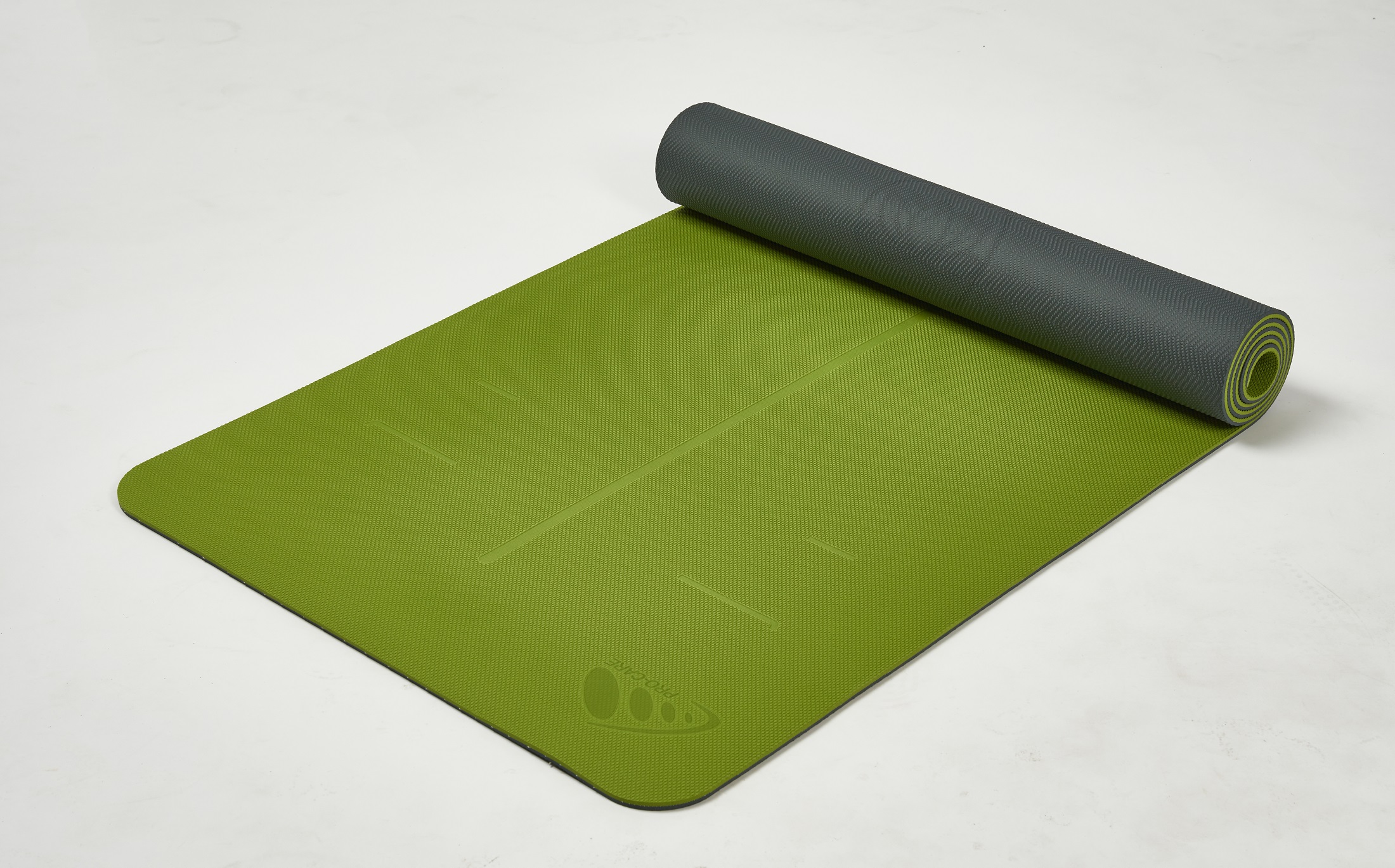 Thảm tập yoga Pro-Care định tuyến TPE 2 lớp 6mm (Tặng kèm túi đựng thảm)