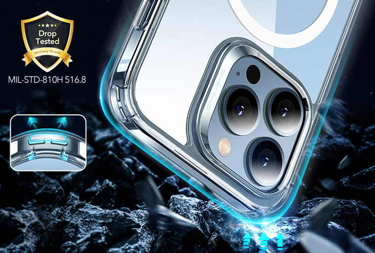 Ốp Lưng ESR Classic Hybrid Case with HaloLock Dành Cho iPhone 13 Mini, Iphone 13/ 13 Pro, 13 Pro Max - Hàng Chính Hãng