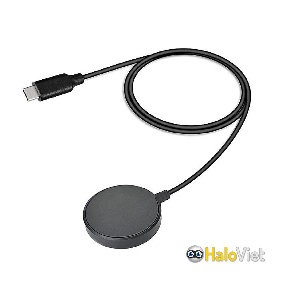 Dây cáp sạc nhanh cho Samsung Galaxy Watch 3 / 4 / 5 / 5 Pro / 6 / 6 Classic / 7 / Fe / Ultra / Active 1 / 2 - Hàng Nhập Khẩu