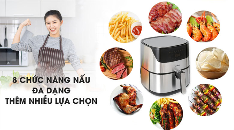 Nồi Chiên Không Dầu Điện Tử Hafele AF-T5A (5.0 Lít) - Hàng chính hãng