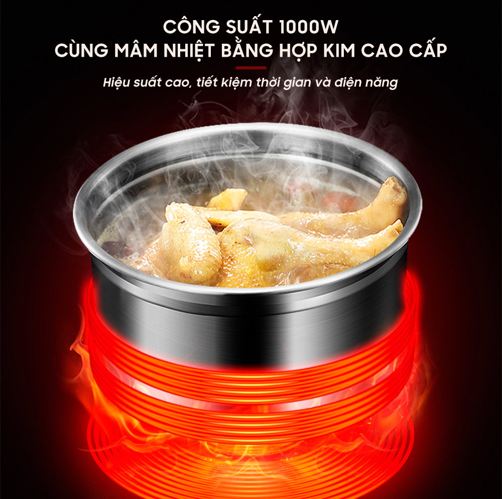 Nồi Áp Suất Điện Nagakawa NAG0205 (6.0 Lít) - Hàng Chính Hãng