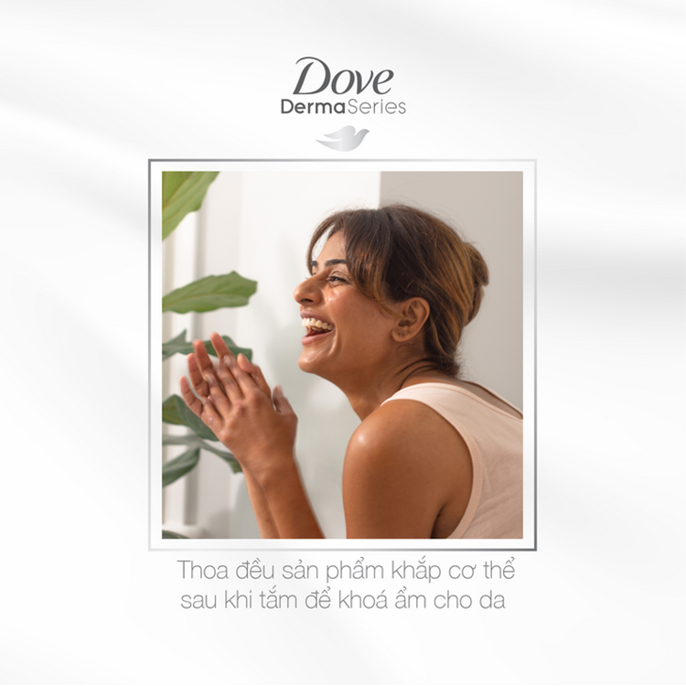 Sữa Dưỡng Thể Dove Dermaseries Giảm Mẩn Ngứa Xoa Dịu Làn Da (200ml)