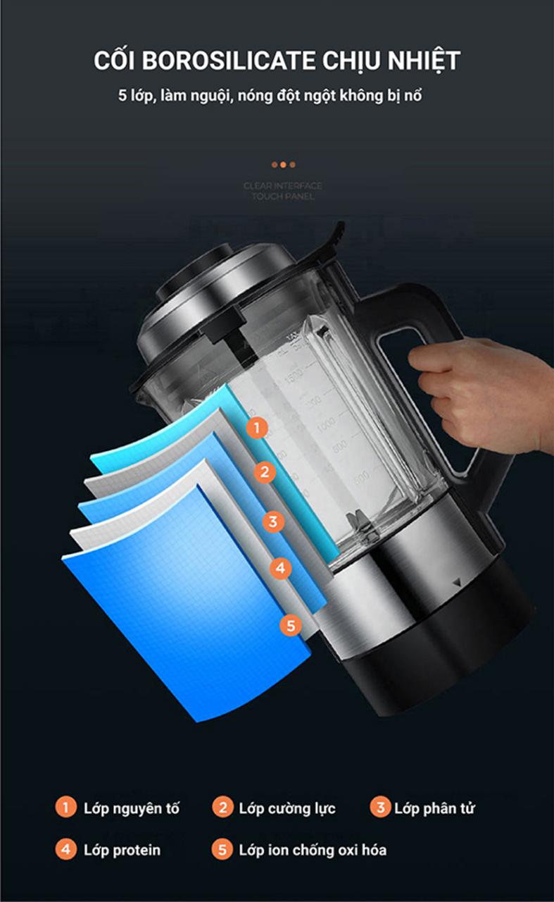 MÁY XAY NẤU SỮA HẠT KALITE E200-HÀNG CHÍNH HÃNG