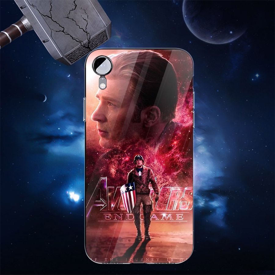 Ốp kính cường lực dành cho điện thoại Samsung Galaxy S9 - S9 Plus - Biệt đội siêu anh hùng - bdsah030