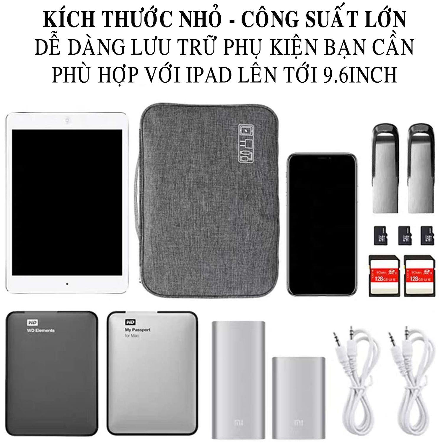 túi đựng phụ kiện điện thoại cao cấp