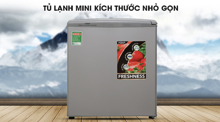 Tủ lạnh Aqua 50 lít AQR-55ER (SS)