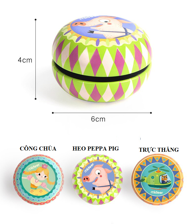 Mini Tini Yoyo - có 3 mẫu cho bé lựa chọn - đồ chơi yoyo an toàn cho bé 5