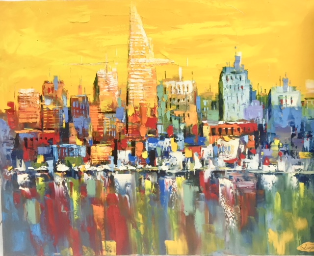 Vẽ tranh phong cảnh thành phốHow to draw the City YouTube