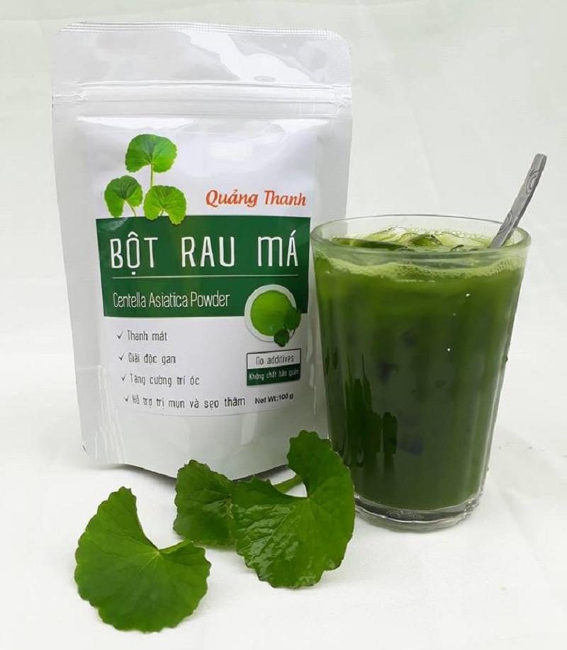 Bột rau má Quảng Thanh nguyên chất 100g