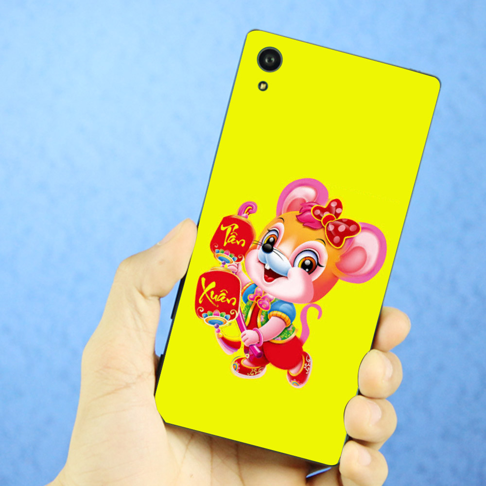 Ốp lưng điện thoại Sony Xperia XA1 - Chuột chúc tết mã 01 MS CCTM01