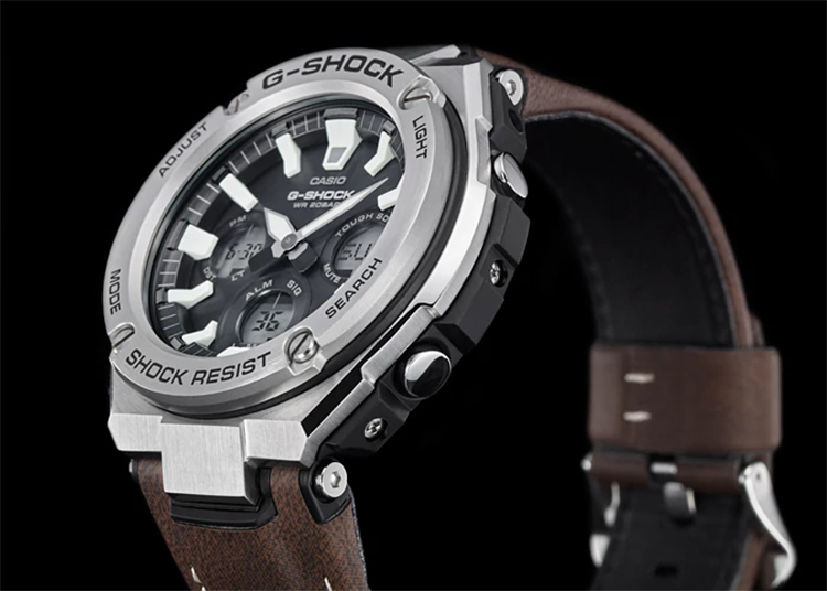 Đồng Hồ Casio Nam Dây Da G-Shock GST-S130L-1ADR