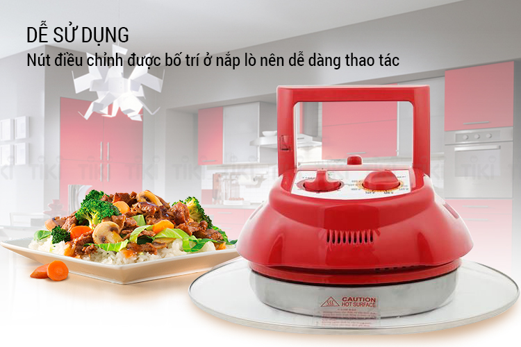 Lò Nướng Thủy Tinh Bằng Đèn Halogen Tiger Queen AX-787MHV - 11L