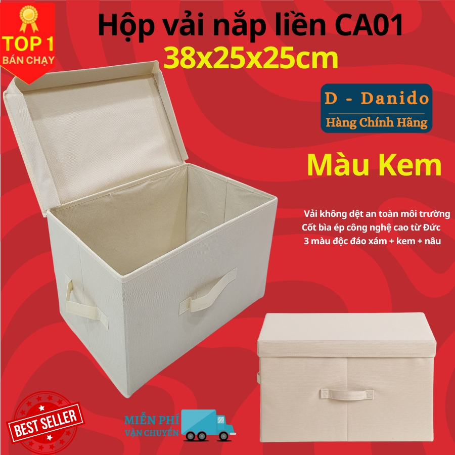 Hộp Đựng Đồ Đa Năng Quần Áo Chăn Màn – Túi Vải Đựng Phong Cách Thụy Điển Sang Trọng, Lịch Sự – Chính hãng D Danido