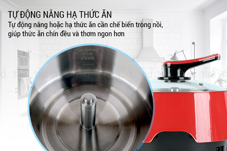 Lẩu Điện Thang Máy Kangaroo KG278 (5.0 Lít) - Hàng Chính Hãng