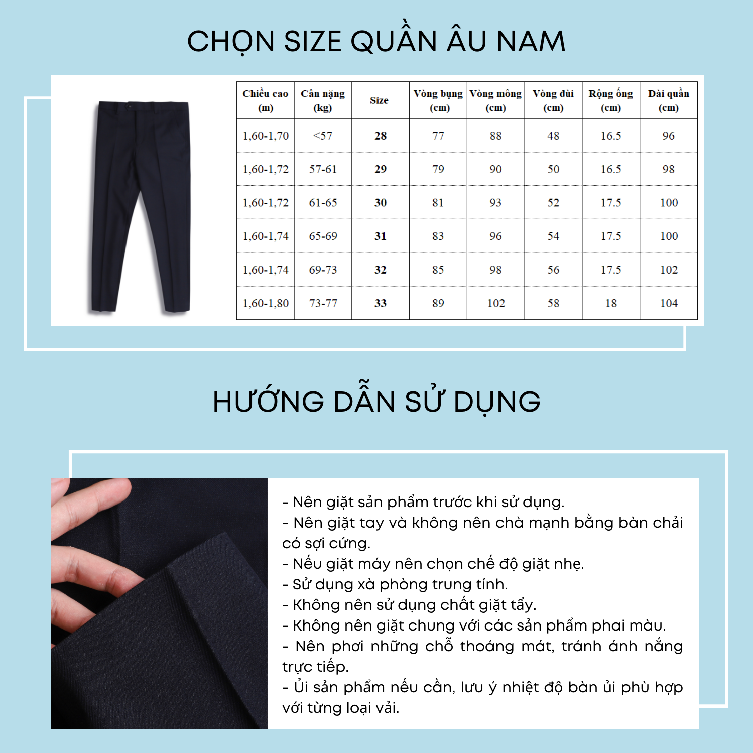 Quần tây âu công sở nam ADINO màu xanh đen (than tối) vải cotton dày không bai không xù co giãn nhẹ dáng công sở slimfit ống đứng hơi côn QA79