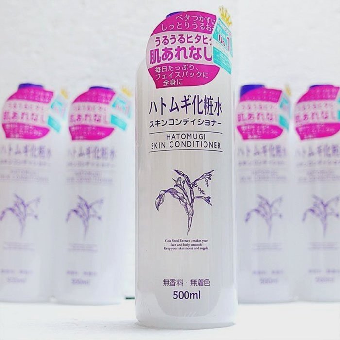 Nước hoa hồng chiết xuất  Ý Dĩ Naturie Hatomugi - 500ml