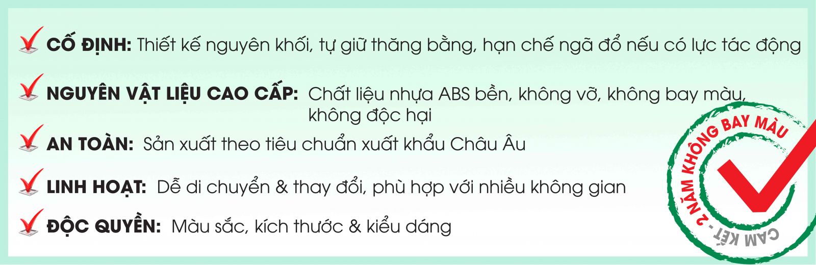 Ưu điểm sản phẩm trái cây trang trí