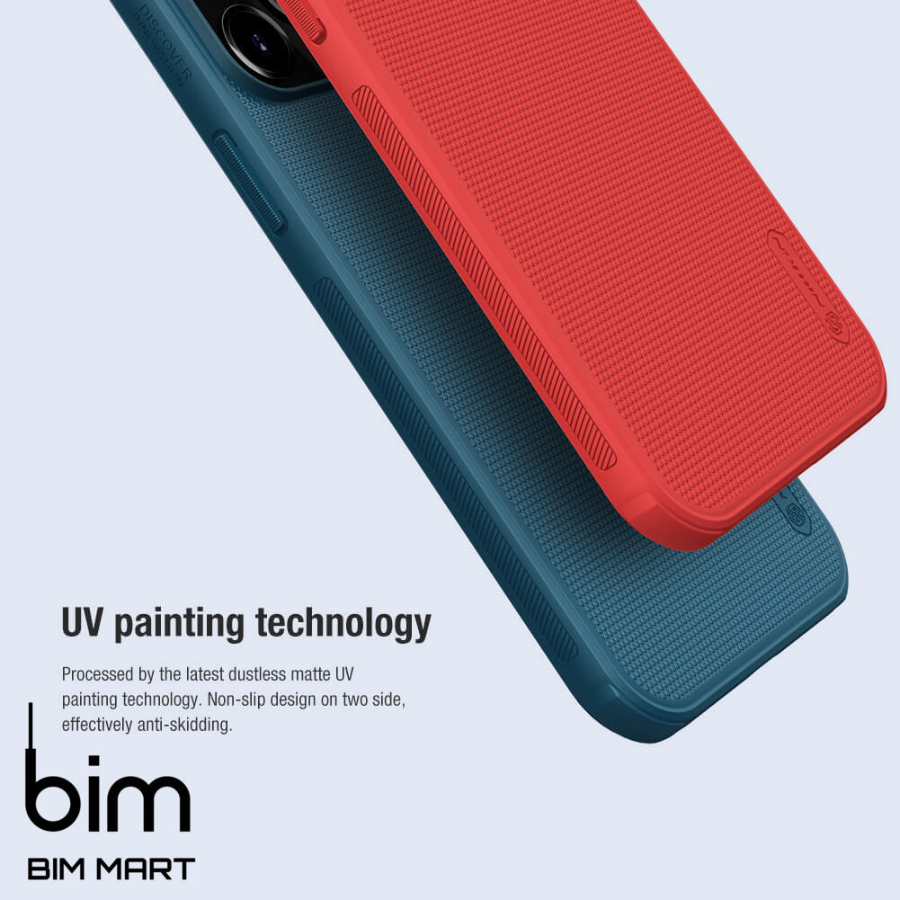 Ốp lưng chính hãng Nillkin dành cho iPhone 13 Pro dạng sần - Hàng Nhập Khẩu