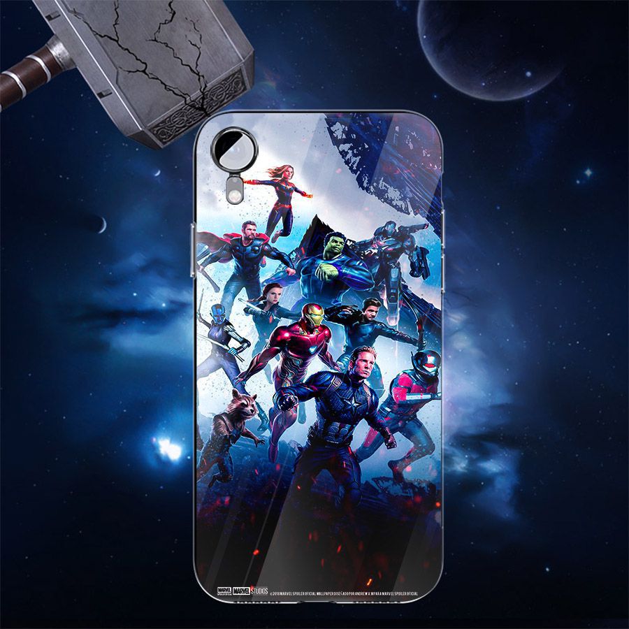 Ốp kính cường lực dành cho điện thoại Huawei Nova 3i - Nova 3E/P20 LITE - NOVA 4 - Y9 2019 - Biệt đội siêu anh hùng - bdsah022