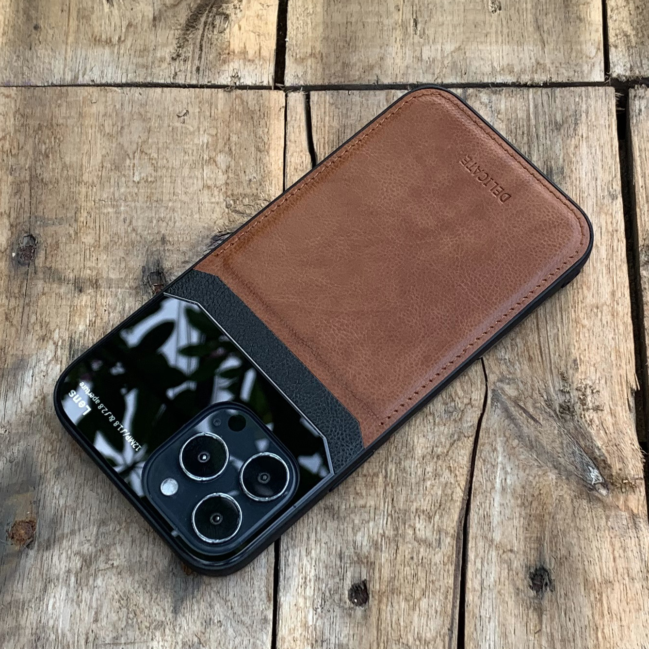 Ốp lưng da thời trang kết hợp MICA dành cho iPhone 13 / 13 Pro / 13 Pro Max / 13 Mini - Hàng nhập khẩu