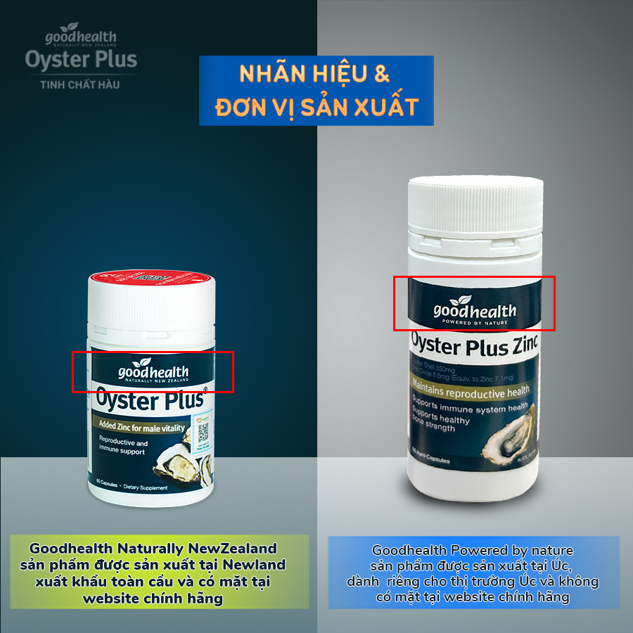 Tinh chất hàu biển Goodhealth Oyster Plus (30/60 viên)