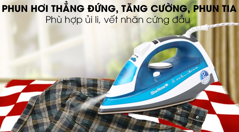 Bàn Là Hơi Nước Bluestone SIB-3831 (2400W) - Hàng chính hãng