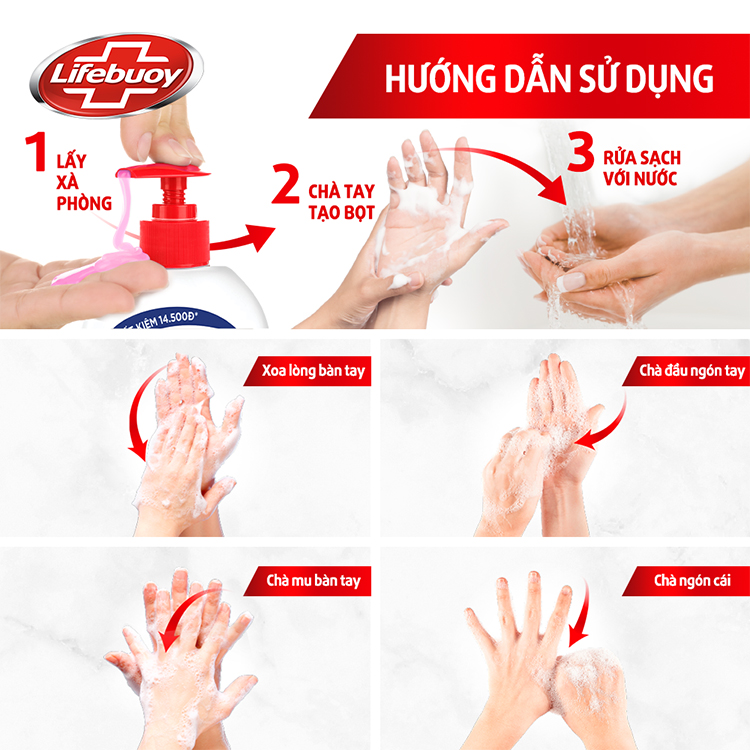 Nước Rửa Tay Diệt Khuẩn Lifebuoy Cho Tay Làm Bếp 180g - 21126126