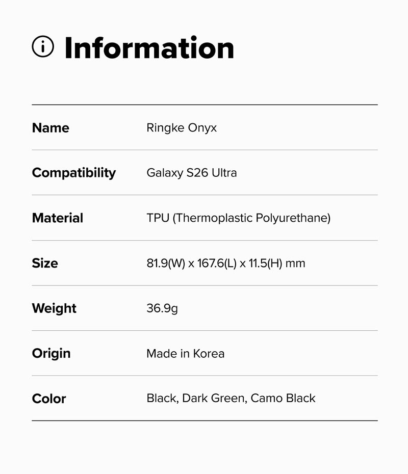 Ốp lưng cho Samsung Galaxy S26 Ultra RINGKE Onyx Magnetic - Hàng Chính Hãng