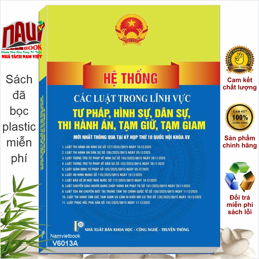 Sách Hệ Thống Các Luật Trong Lĩnh Vực Tư Pháp, Hình Sự, Dân Sự, Thi Hành Án, Tạm Giữ, Tạm Giam 